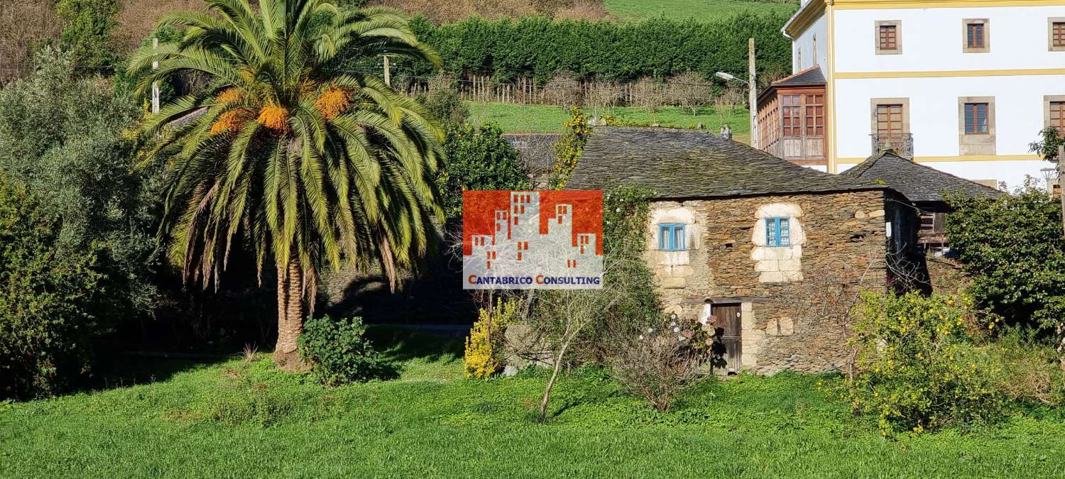 Finca Edificable con Casa a Rehabilitar y Hórreo en estado aceptable en Villacondide, Coaña