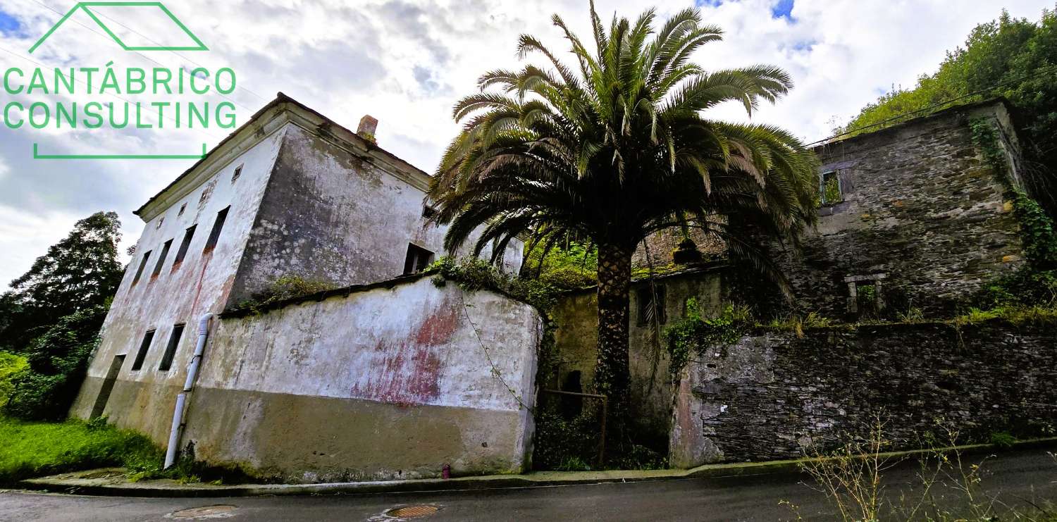 GRAN CASA A REFORMAR CON FINCA  AL LADO DEL RIO NAVIA - PORTO - COAÑA