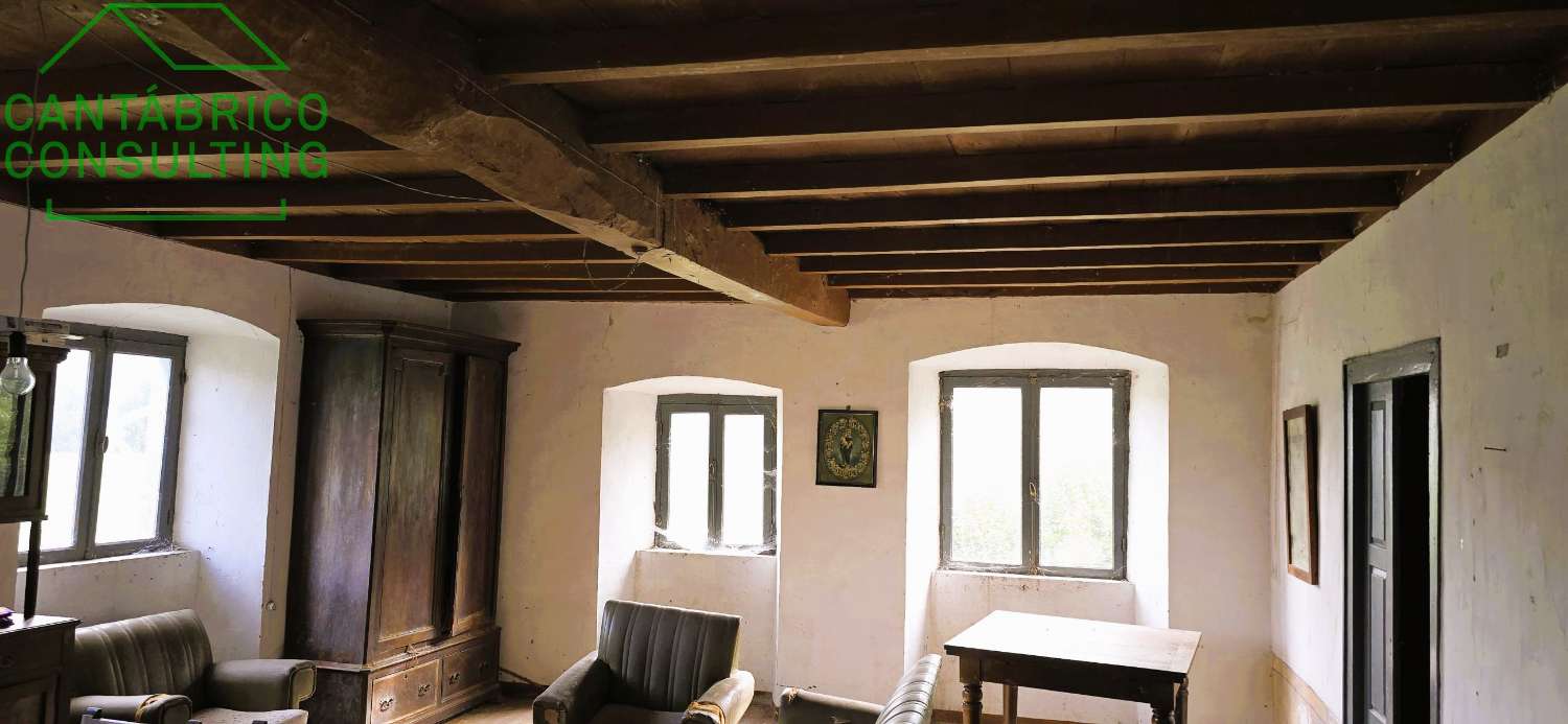 GRAN CASA A REFORMAR CON FINCA  AL LADO DEL RIO NAVIA - PORTO - COAÑA