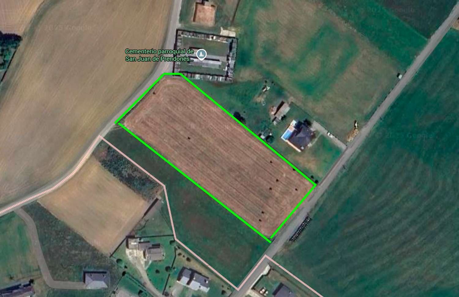 FINCA AGRICOLA DE 9.000 METROS EN SAN JUAN DE PRENDONES - EL FRANCO  -  ASTURIAS