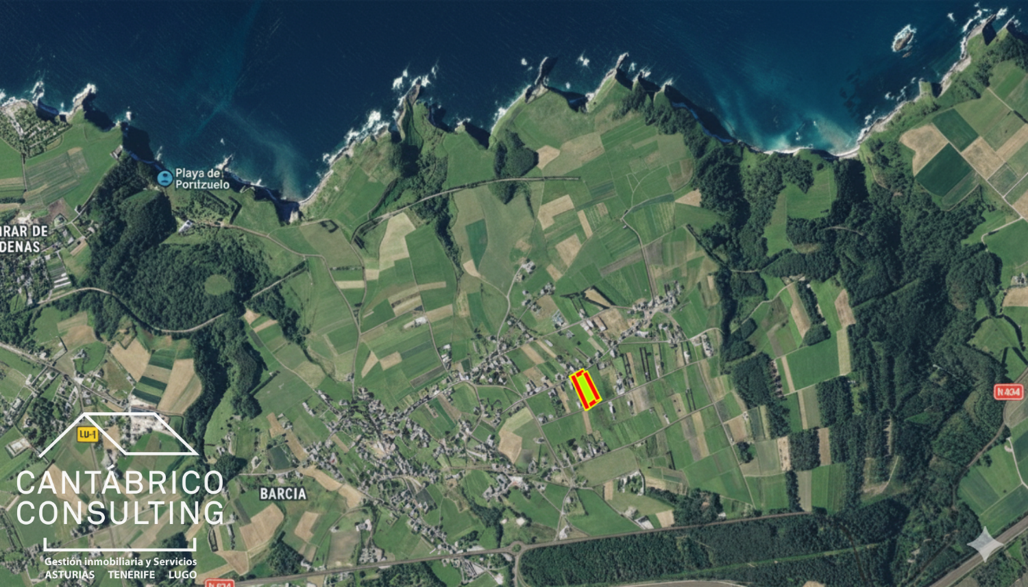 Parcela Edificable en zona costera de Barcia, Valdes, Occidente de Asturias.