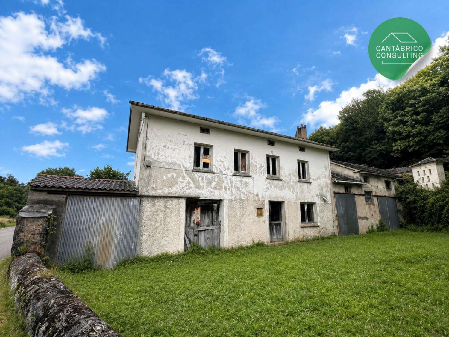 Propiedad con molino centenario junto al río Porcía, Sueiro, El Franco - Asturias