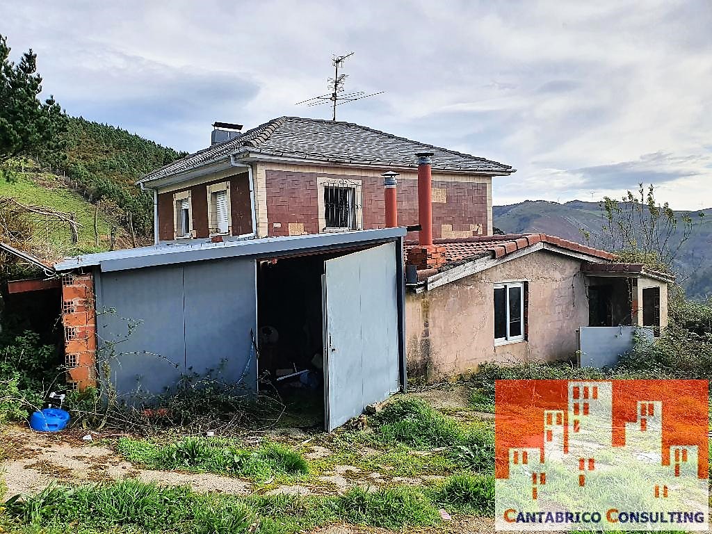 DOS FINCAS CON CASA Y CABAÑA EN PLENA MONTAÑA DE VALDES CON MUCHA NECESIDAD DE LIMPIEZA Y ADECUACIÓN CON ACCESO PARA TODOTERRENO