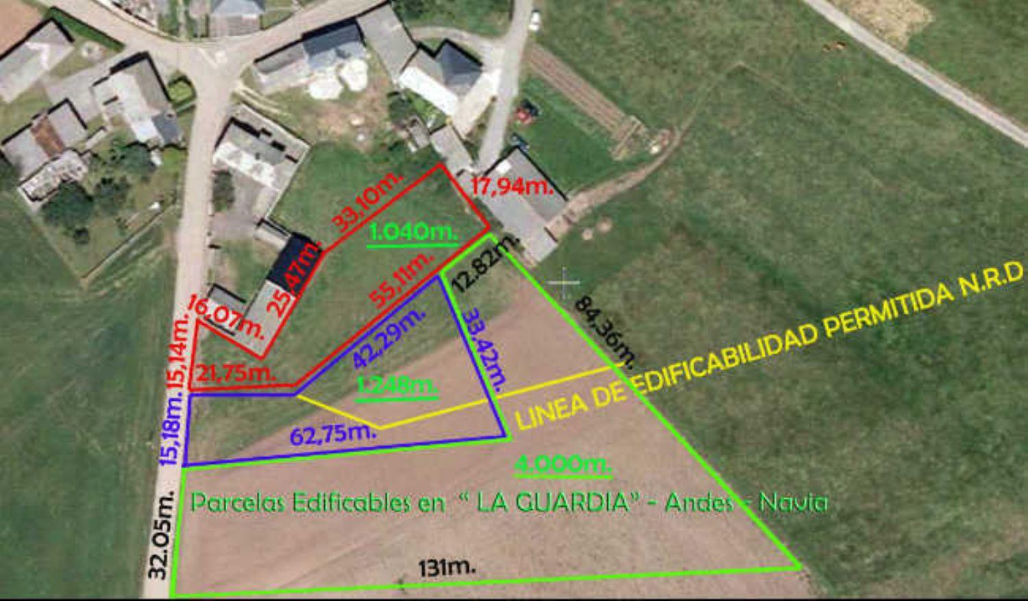 Building area for sale in Navia